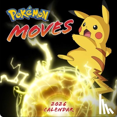Pokemon - Pokemon Moves 2026 Wall Calendar