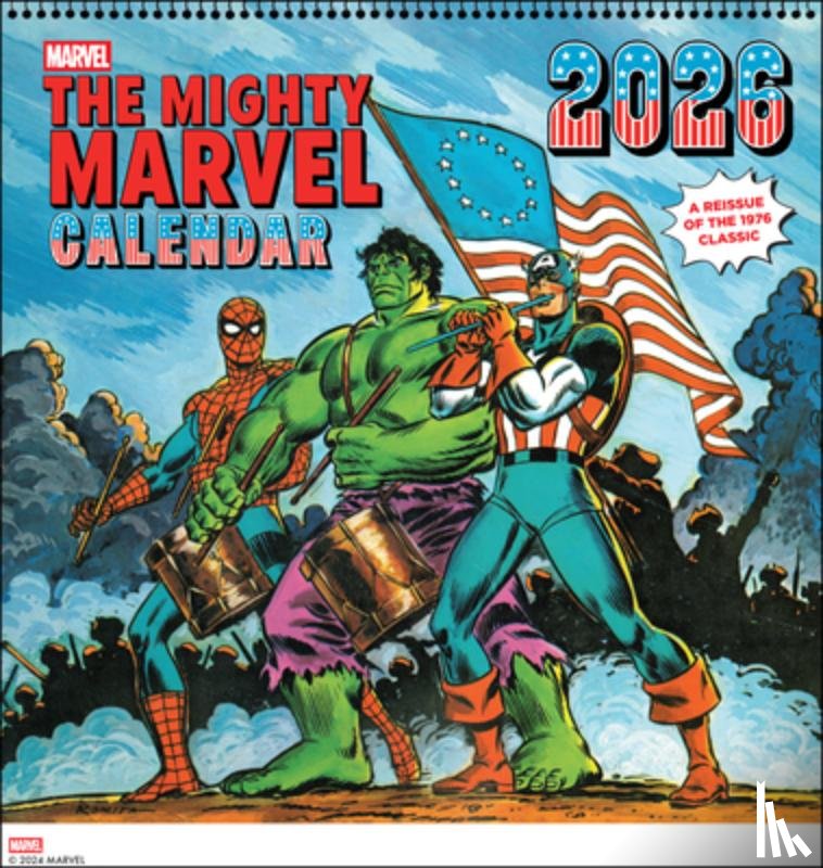 Marvel Entertainment - Mighty Marvel 2026 Wall Calendar: A Reissue of the 1976 Classic