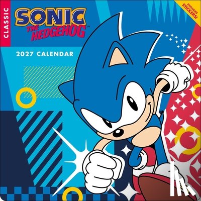 Sega - Sonic the Hedgehog Classic 2027 Wall Calendar with Bonus Stickers