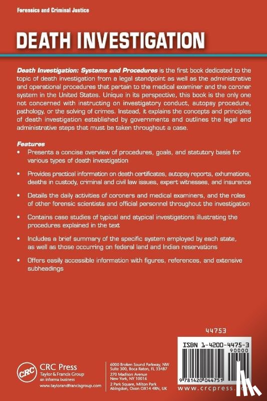 Hanzlick M.D., Randy - Death Investigation