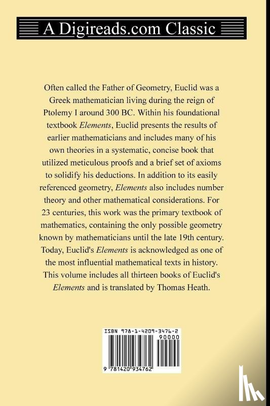 Euclid - The Thirteen Books of Euclid's Elements