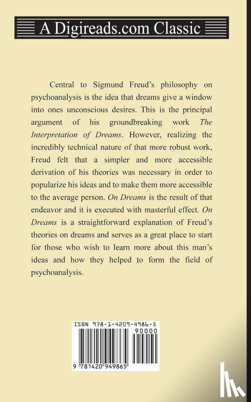 Freud, Sigmund - On Dreams