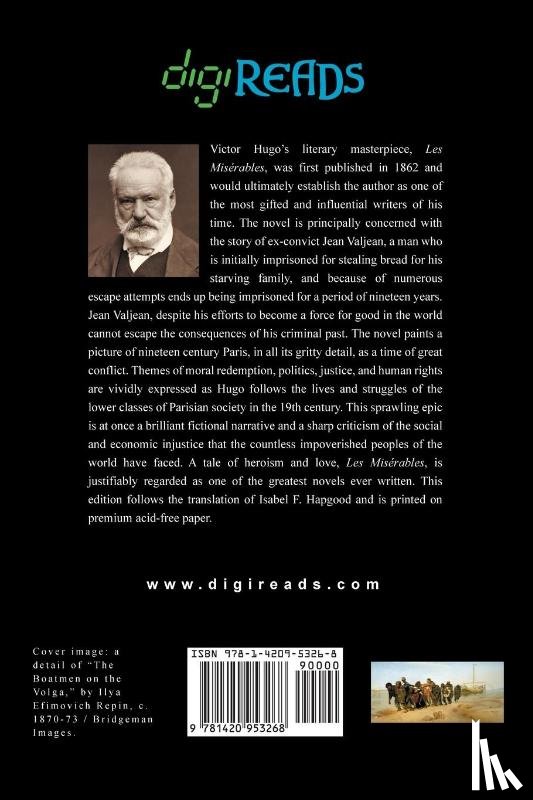Hugo, Victor - Les Miserables (Translated by Isabel F. Hapgood)