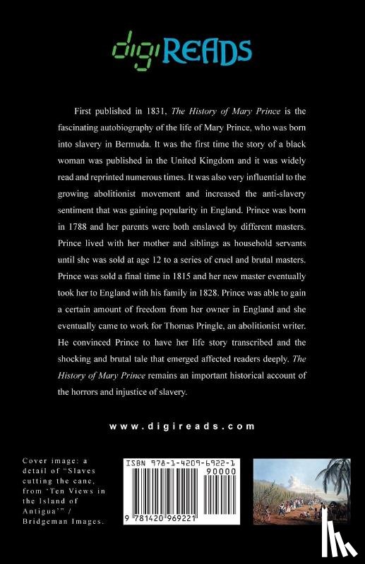 Prince, Mary - The History of Mary Prince