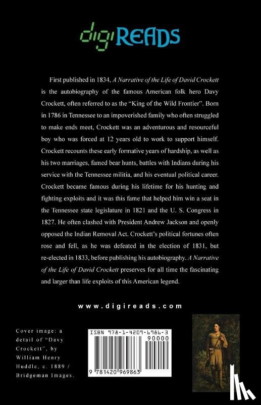 Crockett, David - A Narrative of the Life of David Crockett