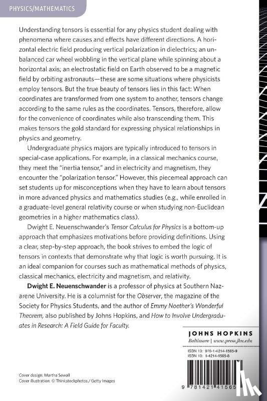 Neuenschwander, Dwight E. (Professor of Physics - Tensor Calculus for Physics