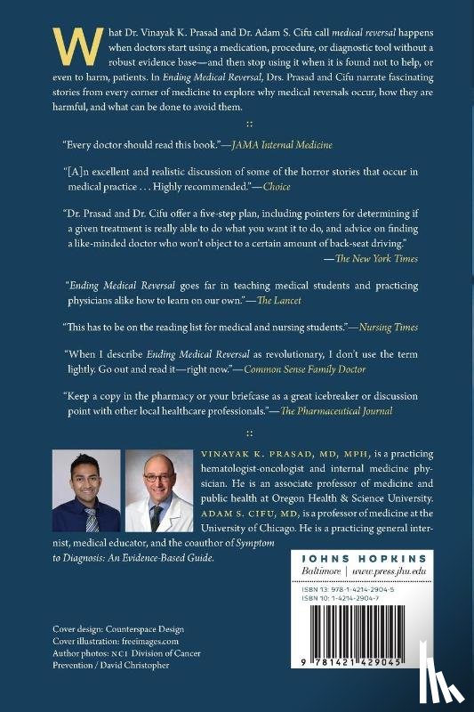 Prasad, Vinayak K. (Assistant Professor of Medicine, Cifu, Adam S. (Professor of Medicine - Ending Medical Reversal