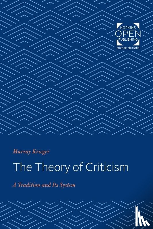 Krieger, Murray - The Theory of Criticism