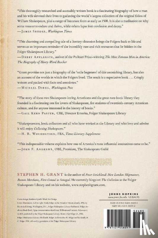 Grant, Stephen H. (A.Mecke Co Inc (Amanda Mecke)) - Collecting Shakespeare
