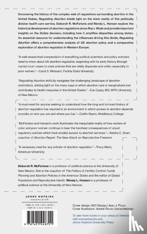 McFarlane, Deborah R., Hansen, Wendy L. - Regulating Abortion