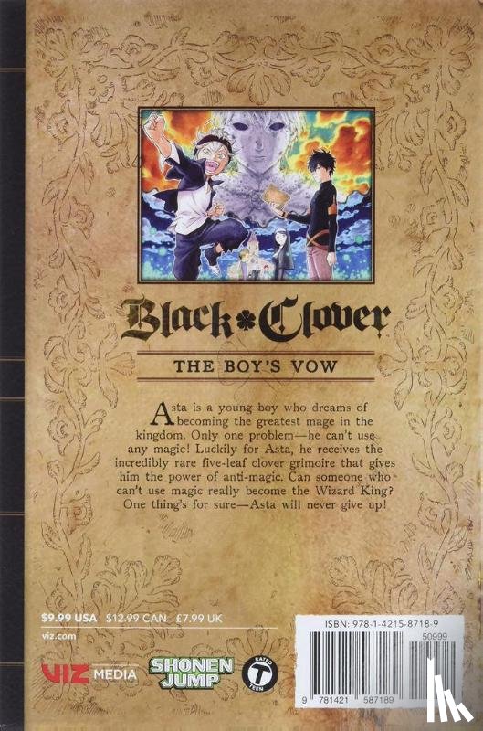 Tabata, Yuki - Black Clover, Vol. 1