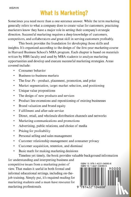 Silk, Alvin J., Harvard Business Review - What Is Marketing?