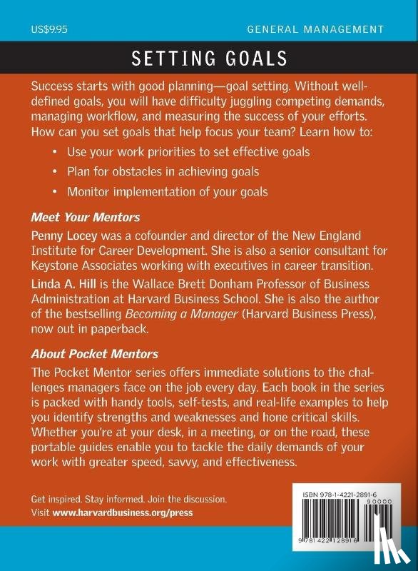 Review, Harvard Business - Setting Goals