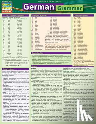 BarCharts, Inc. - German Grammar