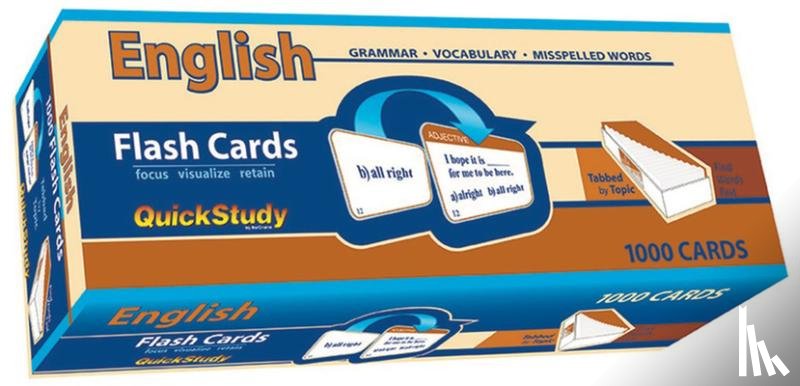 Barcharts Inc - Barcharts Inc: English Flash Cards (1000 Cards)