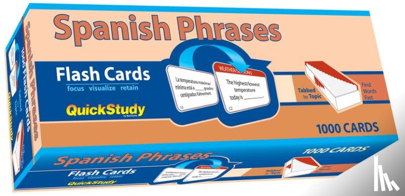 Levy, Joseph - Spanish Phrases Flash Cards (1000 Cards): A Quickstudy Reference Tool