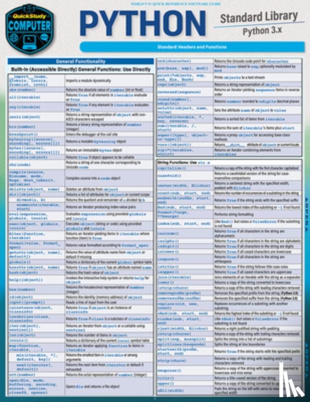 Berajah, Jayne - Python Standard Library