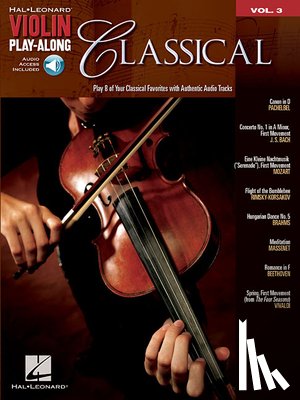 Hal Leonard Corp - Classical - Violin Play-Along Volume 3 (Book/Online Audio)