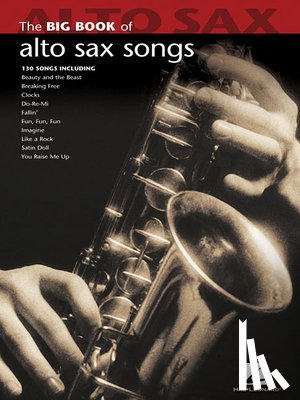  - Big Book of Alto Sax Songs