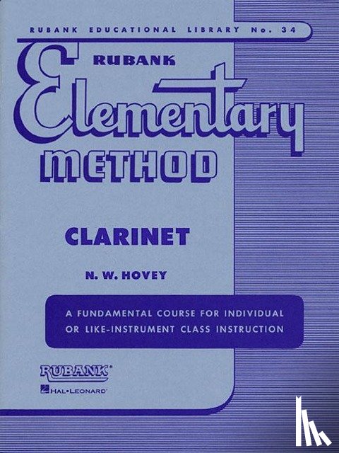  - RUBANK ELEM METHOD CLARINET