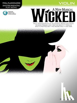 Schwartz, Stephen - Wicked Violin Play-Along Pack Book/Online Audio