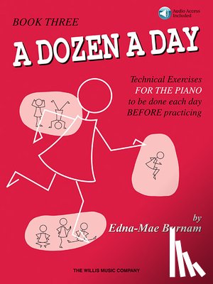 Burnam, Edna Mae - Burnam, E: Dozen a Day Book 3 - Book/Audio