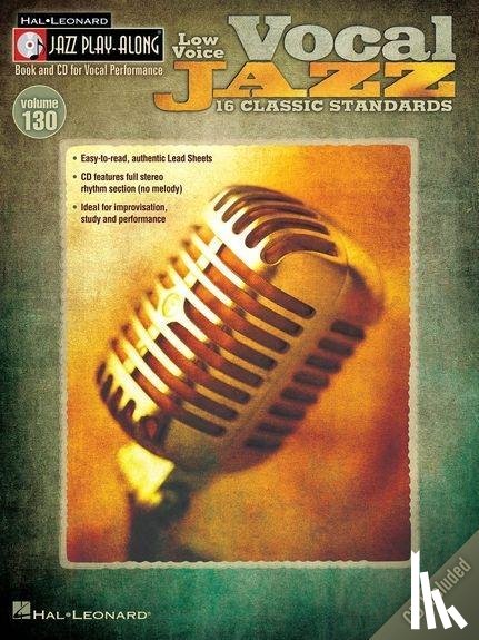  - Vocal Jazz (Low Voice) [With CD (Audio)]