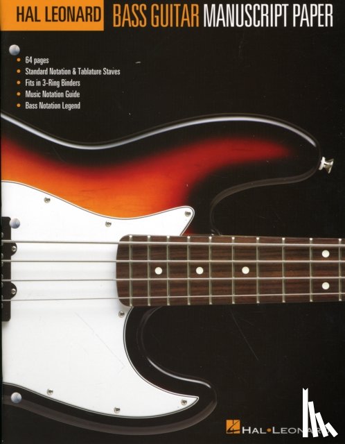 Hal Leonard Publishing Corporation - Hal Leonard Bass Guitar Manuscript Paper