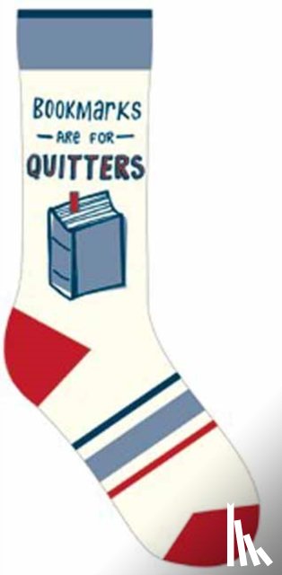 Publisher, Gibbs Smith - Bookmarks Are for Quitters Socks