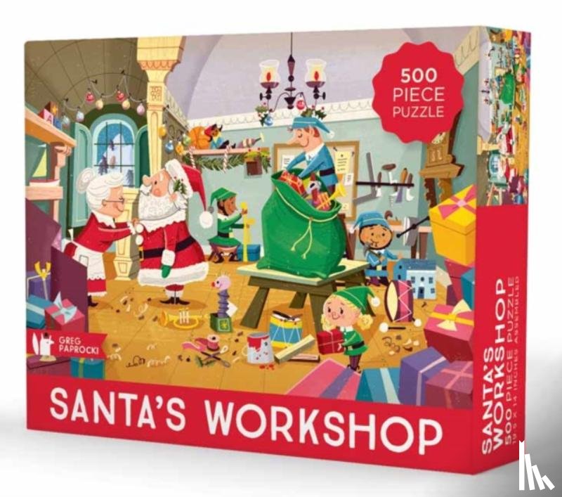 Paprocki, Greg - Paprocki 500-piece puzzle: Santa's Workshop Puzzle