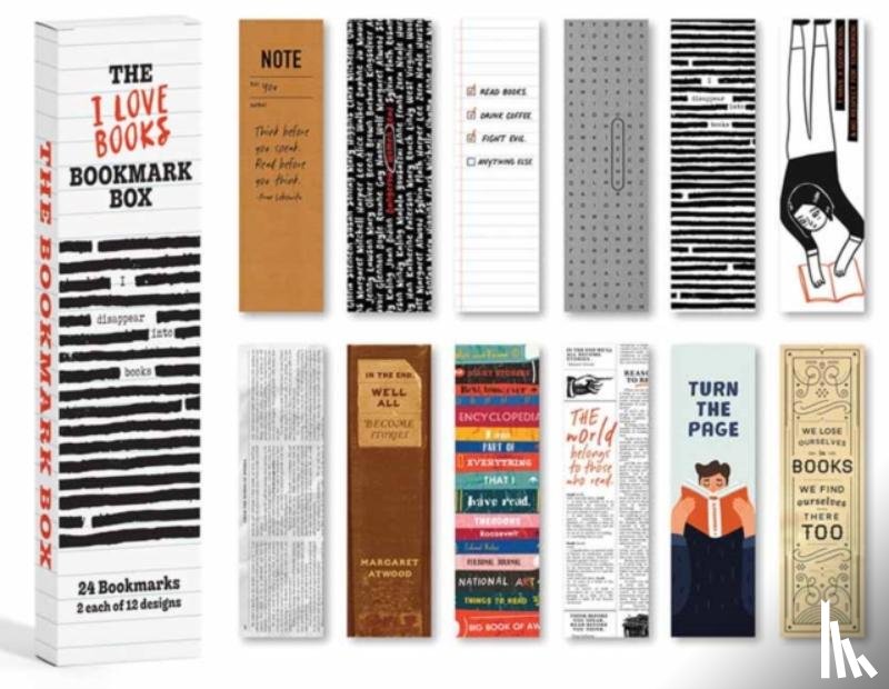 Publisher, Gibbs Smith - I Love Books Bookmark Box