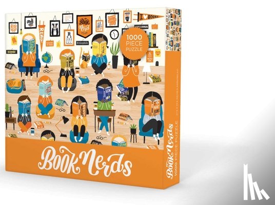 Gift, Gibbs Smith - Book Nerds Puzzle