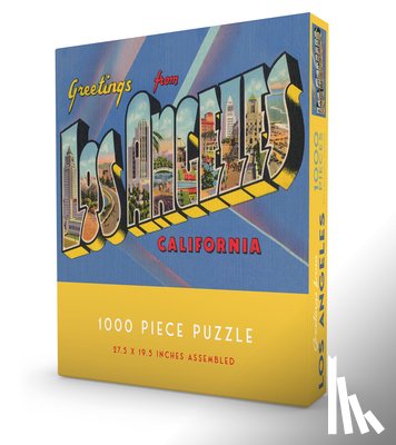 Gift, Gibbs Smith - Greetings from Los Angeles Puzzle 1000 Pieces