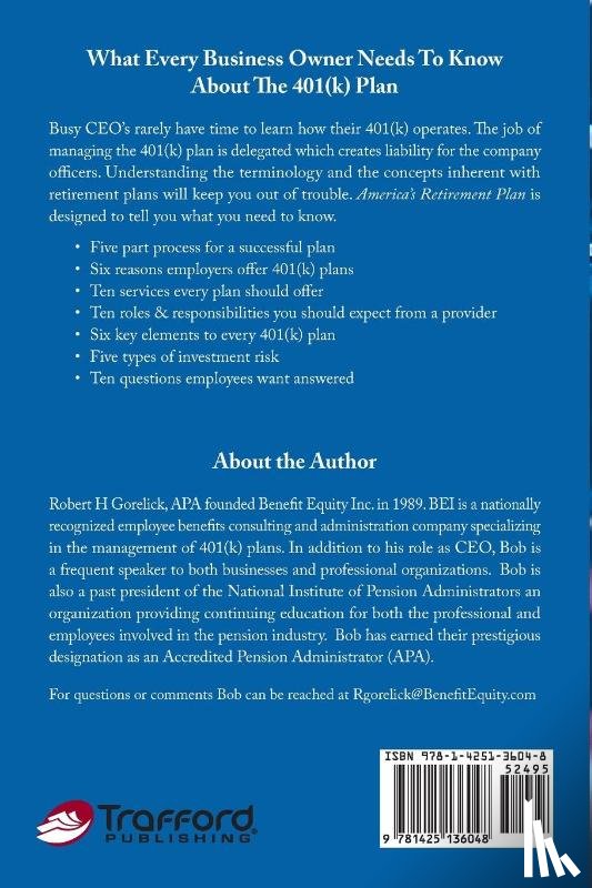 Gorelick, Robert H. - America's Retirement Plan