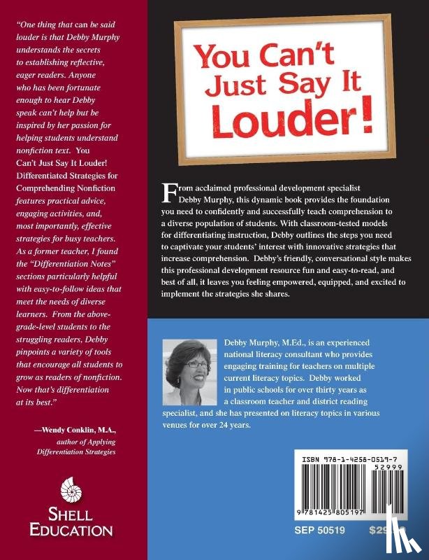 Murphy, Debby - You Can't Just Say It Louder!