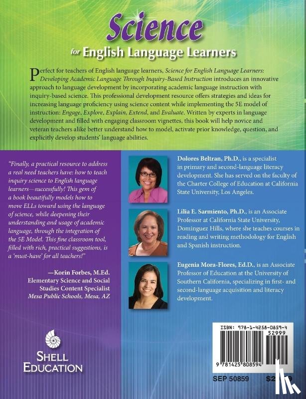 Beltran, Dolores, Sarmiento, Lilia, Mora-Flores, Eugenia - Science for English Language Learners