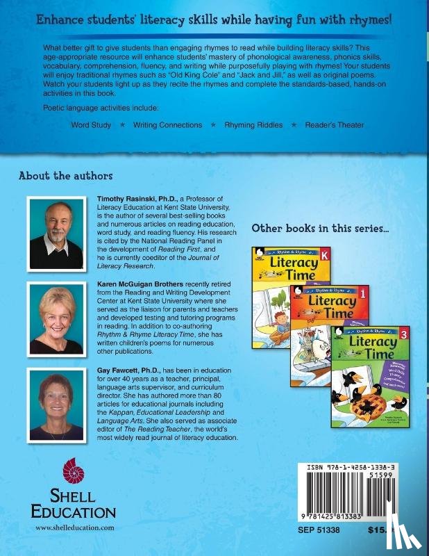 Rasinski, Timothy, McGuigan Brothers, Karen, Fawcett, Gay - Rhythm & Rhyme Literacy Time Level 2
