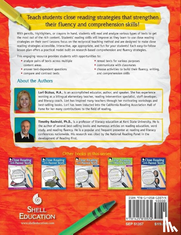 Oczkus, Lori, Rasinski, Timothy - Close Reading with Paired Texts Level 1