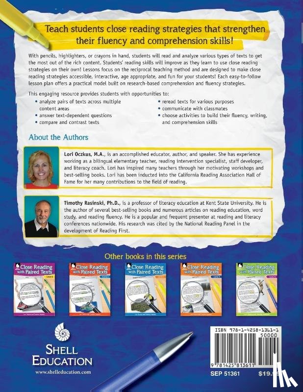 Oczkus, Lori, Rasinski, Timothy - Close Reading with Paired Texts Level 5