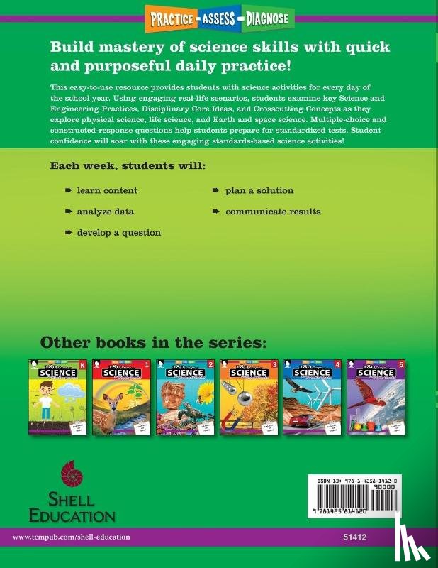Bayne, Bebra, Homayoun, Lauren - 180 Days™: Science for Sixth Grade
