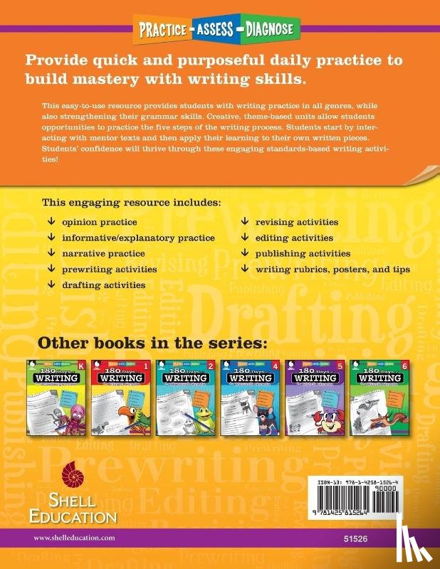 Sturgeon, Kristi - 180 Days™: Writing for Third Grade