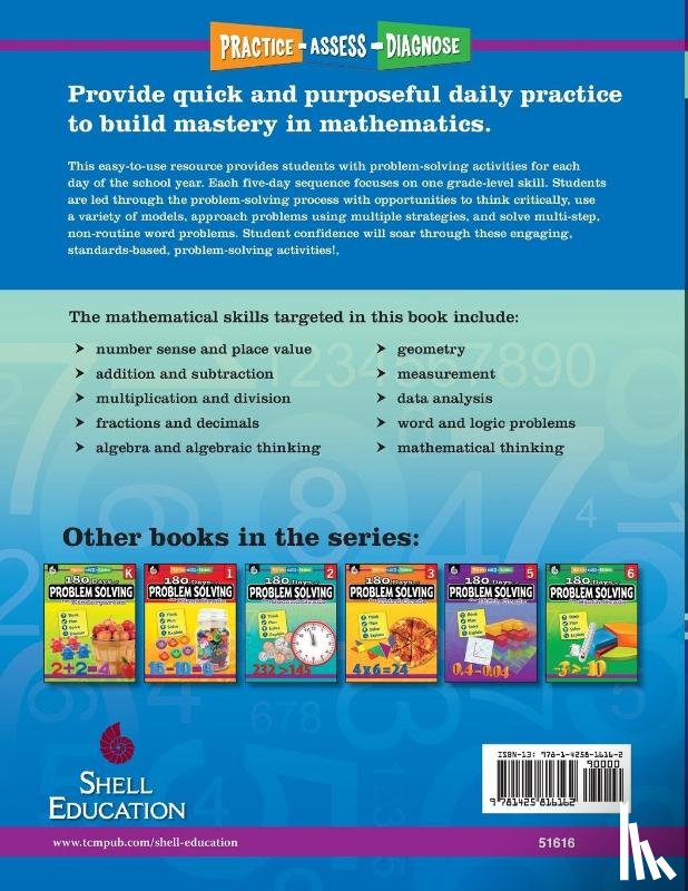 Aracich, Charles, Aracich, Chuck - 180 Days™: Problem Solving for Fourth Grade