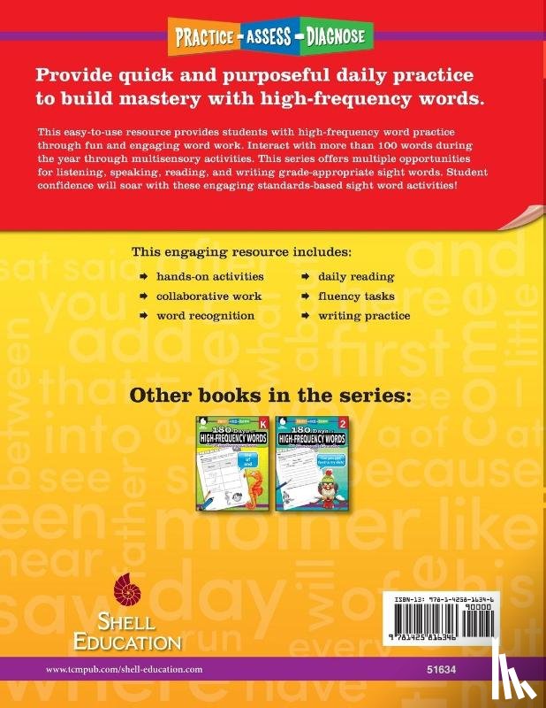 Smith, Jodene - 180 Days™: High-Frequency Words for First Grade