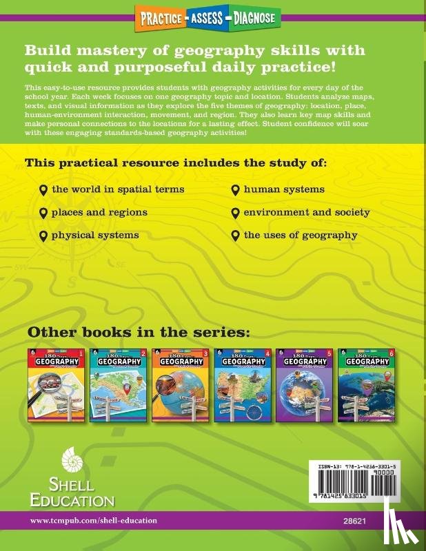 Hathaway, Jessica - 180 Days™: Geography for Kindergarten