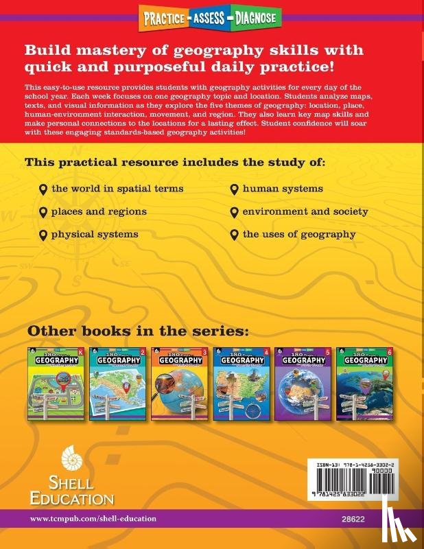 Anderson, Rane - 180 Days™: Geography for First Grade