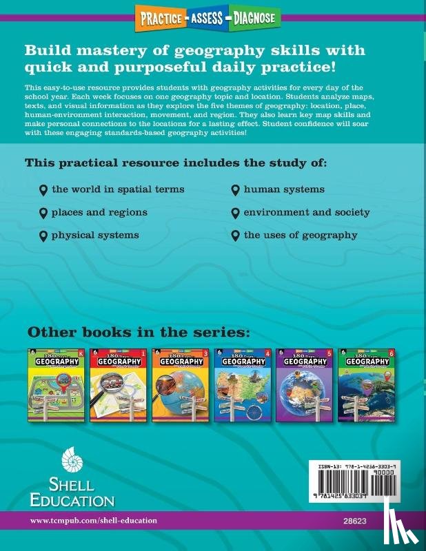 Callaghan, Melissa - 180 Days™: Geography for Second Grade