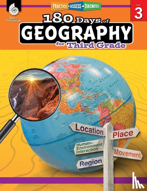 Lacey, Saskia - 180 Days™: Geography for Third Grade