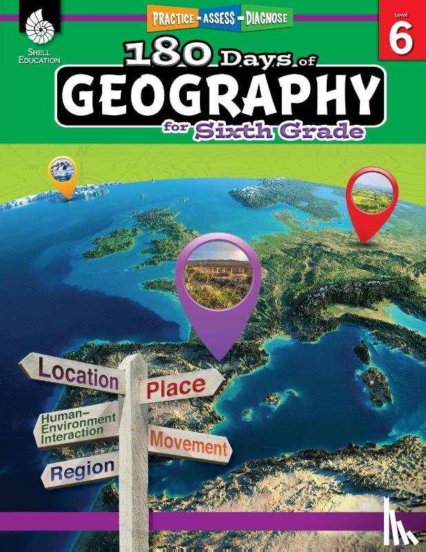 Edgerton, Jennifer - 180 Days™: Geography for Sixth Grade