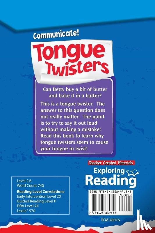 Herweck Rice, Dona - Communicate! Tongue Twisters