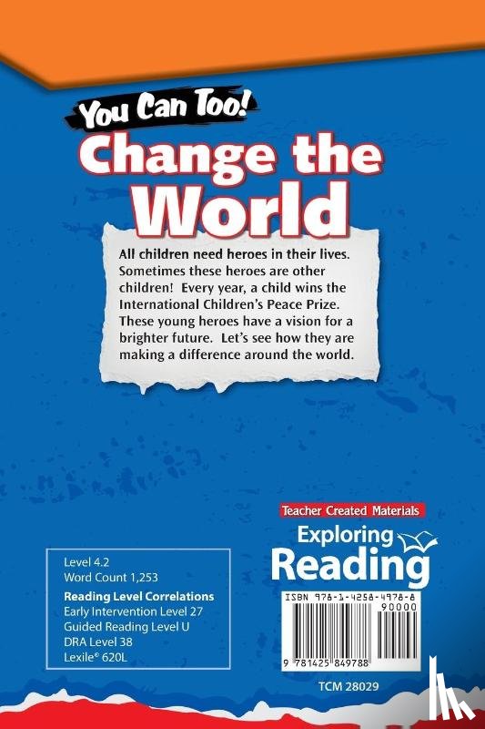 Davies, Monika - You Can Too! Change the World